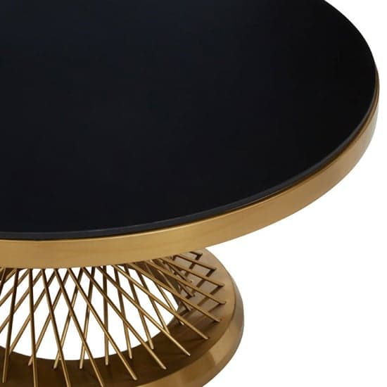 Anza Round Black Glass Coffee Table With Gold Metal Base_4