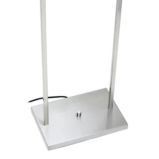 Anzio White Shade Floor Lamp With Satin Nickel Metal Frame_3