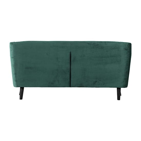 Arabella Velvet Fabric 3 Seater Sofa In Green_4