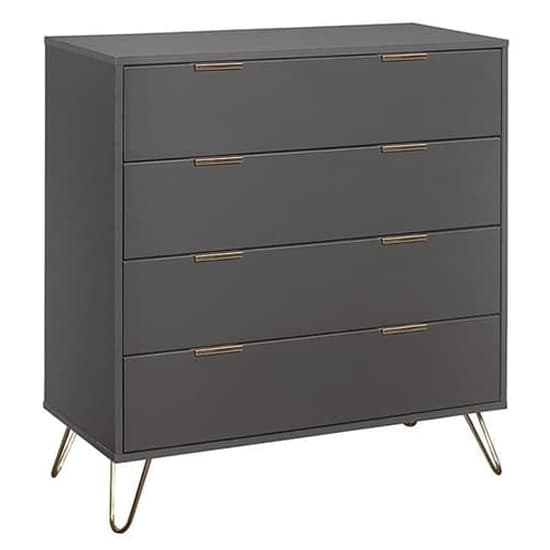 Aral Wooden Chest Of 4 Drawers In Charcoal_3