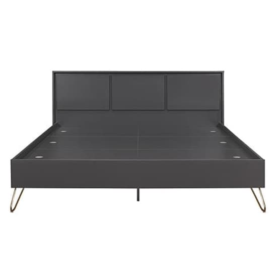 Aral Wooden Small Double Bed In Charcoal_4