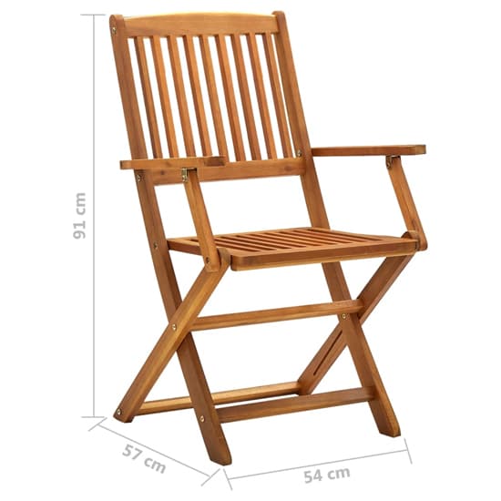 Libni Outdoor Natural Solid Acacia Wooden Dining Chairs In Pair_6