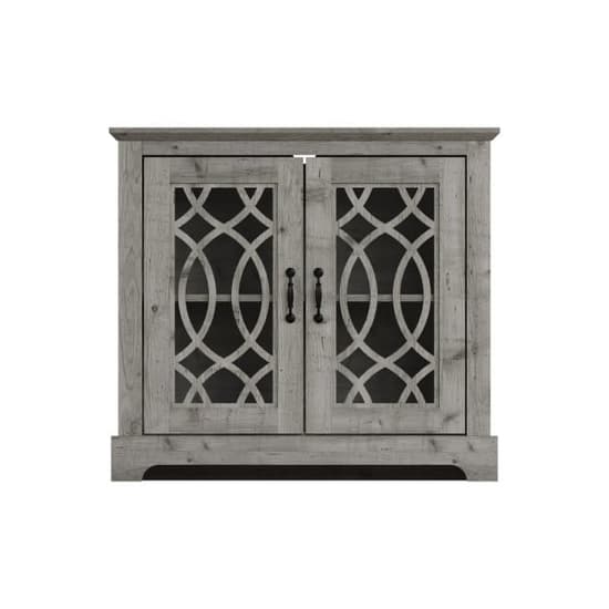 Arcata Wooden Sideboard With 2 Doors In Mexican Grey_2