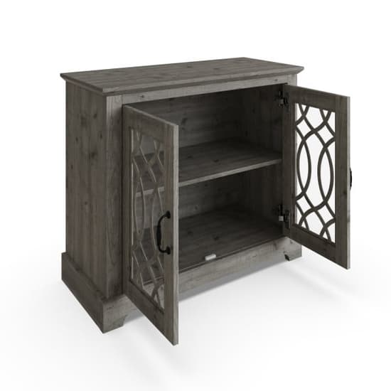 Arcata Wooden Sideboard With 2 Doors In Mexican Grey_4