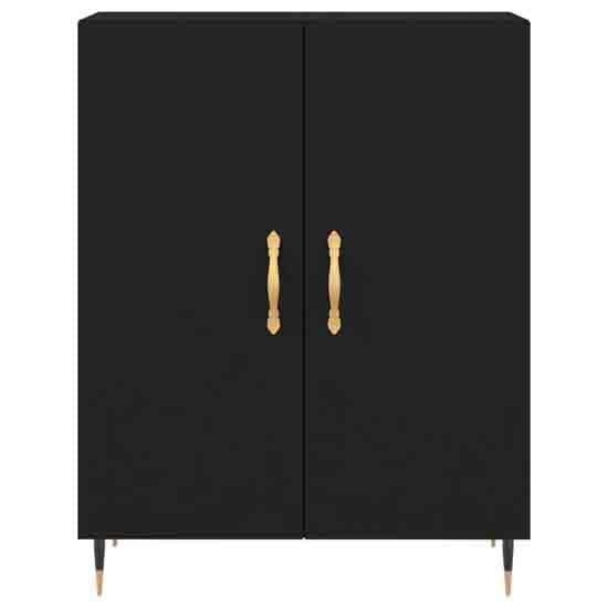 Ardmore Wooden Storage Cabinet With 2 Doors In Black_4