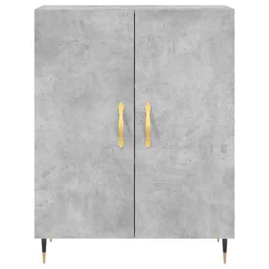 Ardmore Wooden Storage Cabinet With 2 Doors In Concrete Grey_4