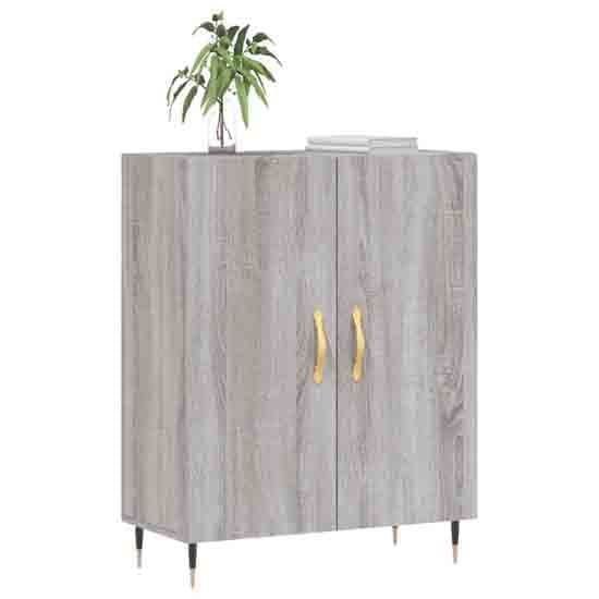 Ardmore Wooden Storage Cabinet With 2 Doors In Grey Sonoma_2