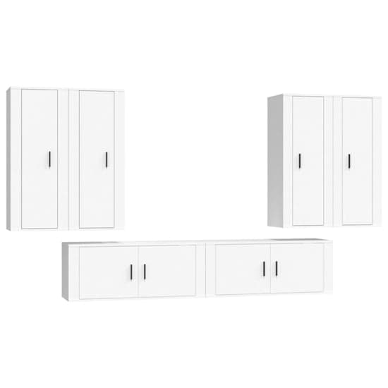 Aria Wooden Entertainment Unit Wall Hung In White_2