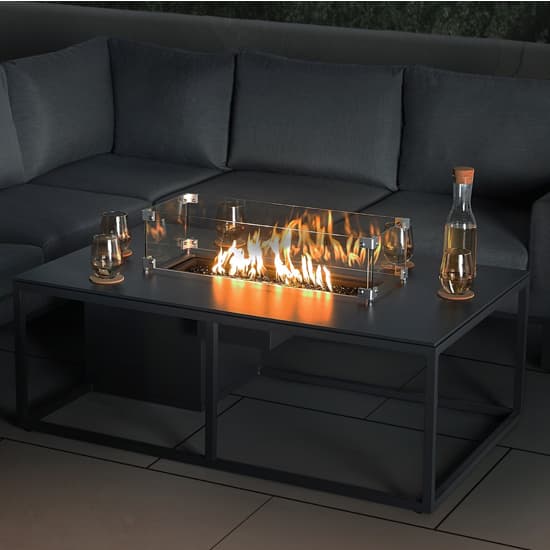 Arica Fabric Lounge Set And Firepit Coffee Table In Grey_3