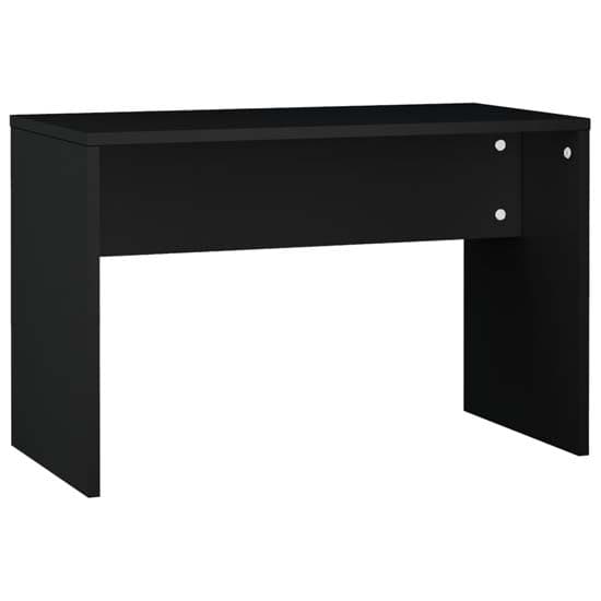 Arles Wooden Dressing Table Set In Black With LED_7