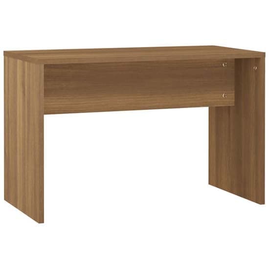 Arles Wooden Dressing Table Set In Brown Oak With LED_7