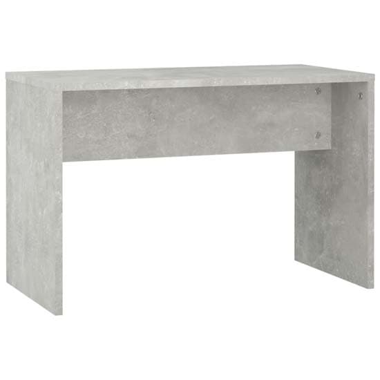 Arles Wooden Dressing Table Set In Concrete Effect With LED_7