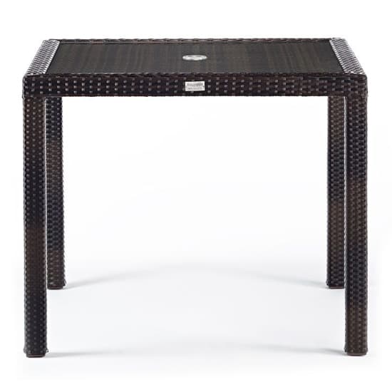 Arlo Outdoor Rattan Dining Table Square With Glass Top_1