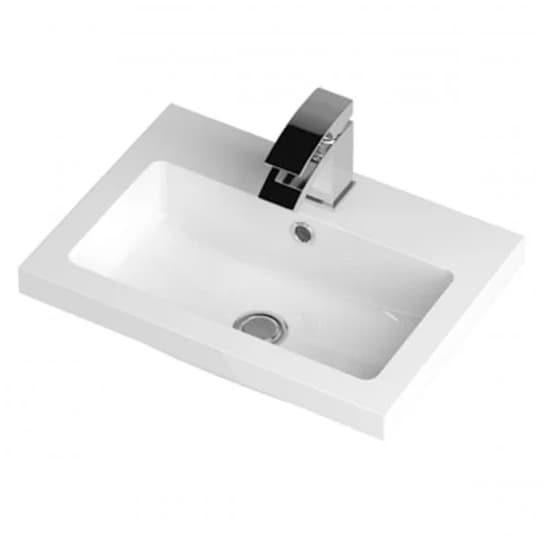Arna 50cm Vanity Unit With Polymarble Basin In Gloss White_3