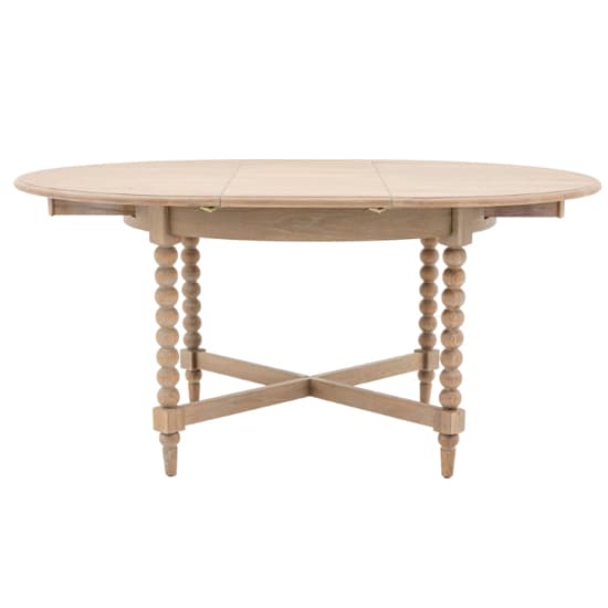 Arta Extending Wooden Dining Table Round In Natural_1