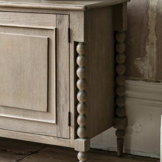 Arta Wooden Sideboard With 2 Doors 3 Drawers In Natural_3