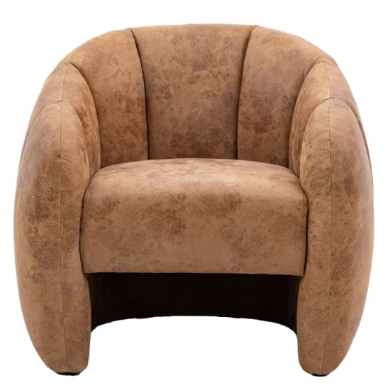 Ascoli Polyester Fabric Tub Chair In Antique Tan_5