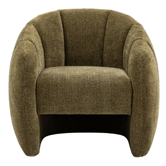 Ascoli Polyester Fabric Tub Chair In Moss Green_5