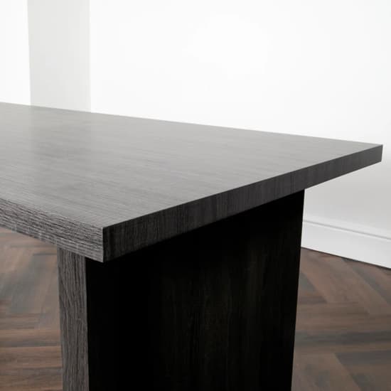 Ascot Wooden Dining Table In Grey Oak_4