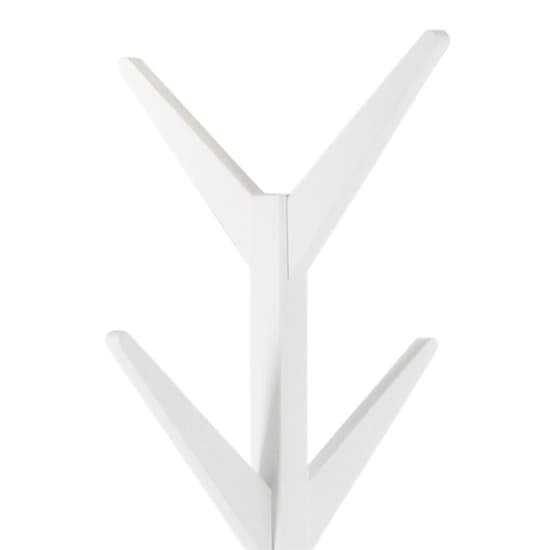 Ascotoa Wooden Coat Stand In White Furniture in Fashion