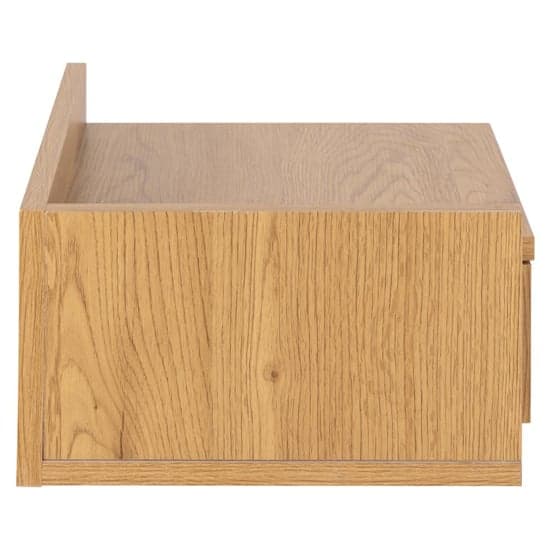 Ashanti Wall Hung Wooden Bedside Cabinet Wide In Matt Wild Oak_5