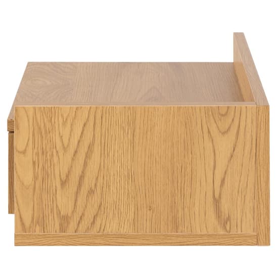 Ashanti Wall Hung Wooden Bedside Cabinet Wide In Matt Wild Oak_6