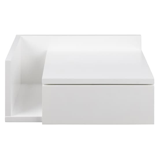 Ashanti Wall Hung Wooden Bedside Cabinet Wide In White_4