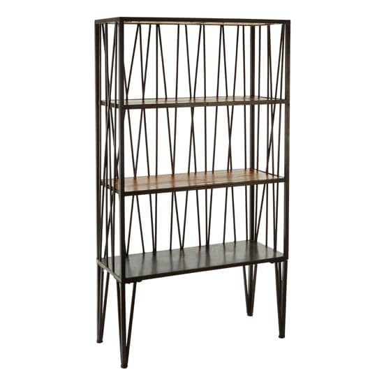 Ashbling 3 Tiers Wooden Shelving Unit In Natural And Black_1