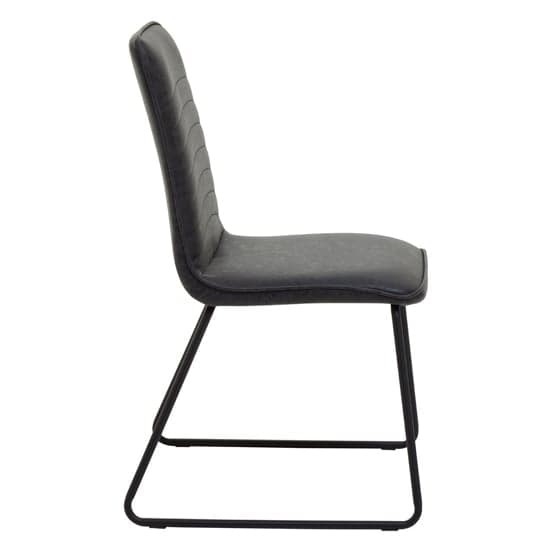 Ashbling Black Leather Dining Chairs In A Pair_3