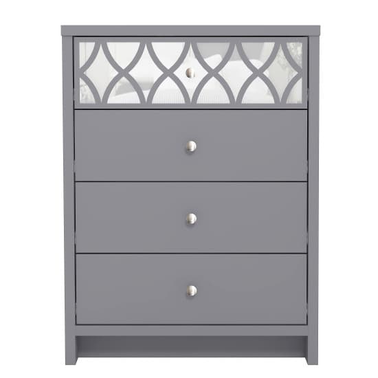 Asmara Mirrored Wooden Chest Of 4 Drawers In Cool Grey_3