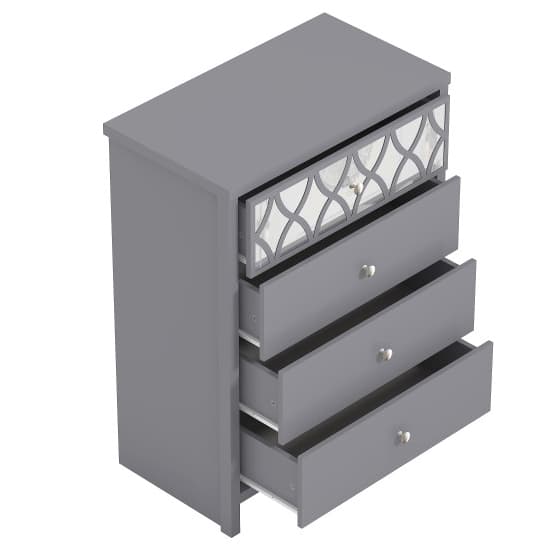 Asmara Mirrored Wooden Chest Of 4 Drawers In Cool Grey_6