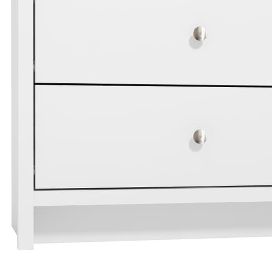 Asmara Mirrored Wooden Chest Of 4 Drawers In White_7