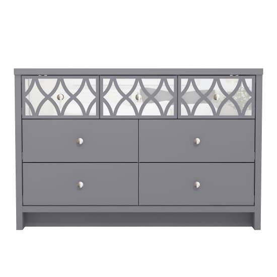 Asmara Mirrored Wooden Chest Of 7 Drawers In Cool Grey_3
