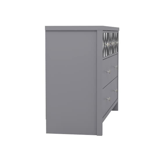 Asmara Mirrored Wooden Chest Of 7 Drawers In Cool Grey_5