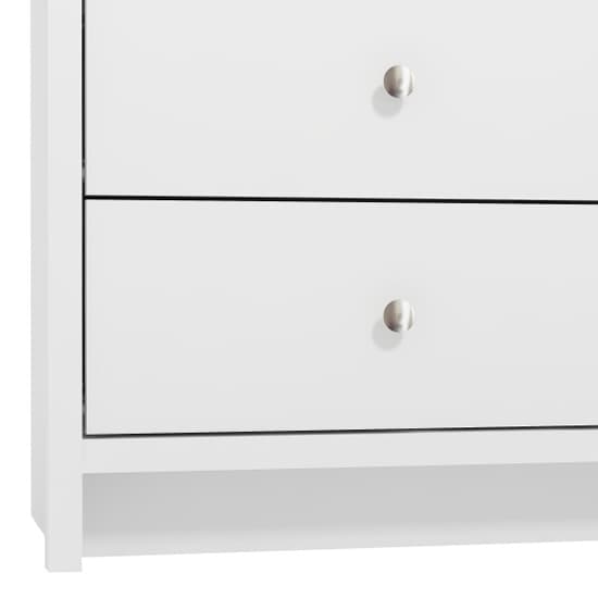 Asmara Mirrored Wooden Chest Of 7 Drawers In White_7