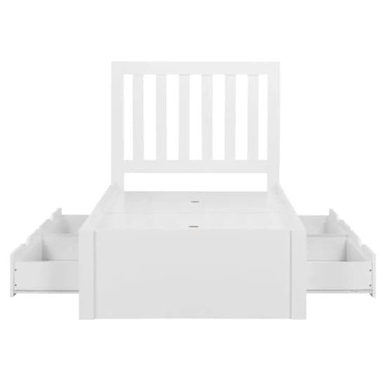 Aspen Wooden Single Bed With 4 Drawers In White_8