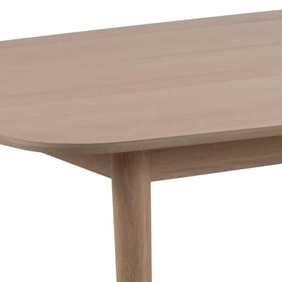 Astonik Oval Wooden Dining Table In Oak White_3