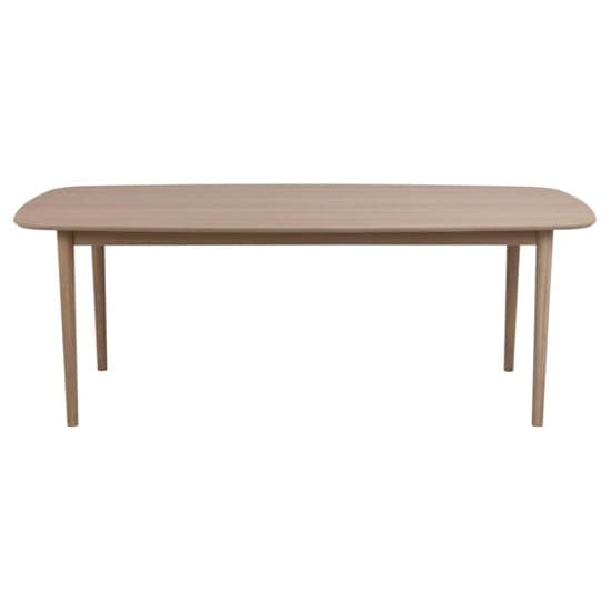 Astonik Wooden Dining Table Rectangular In Oak White_2
