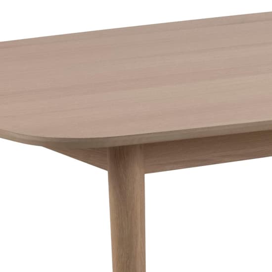 Astonik Wooden Dining Table Rectangular In Oak White_4