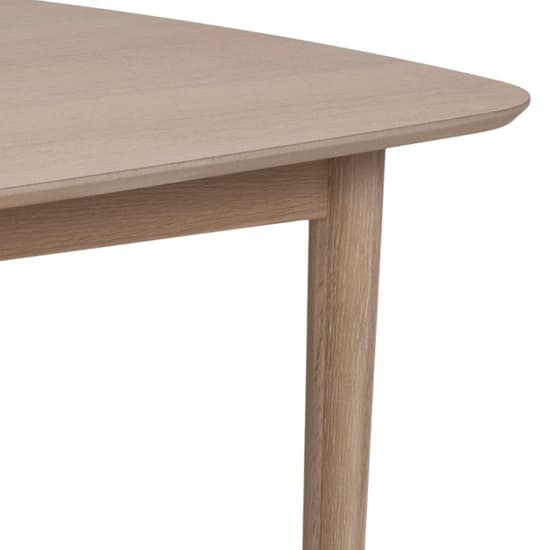 Astonik Wooden Dining Table Rectangular In Oak White_5