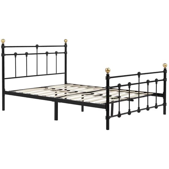 Atalla Metal Double Bed In Black_3