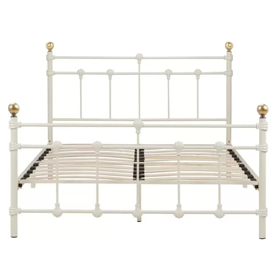 Atalla Metal Double Bed In Cream_4