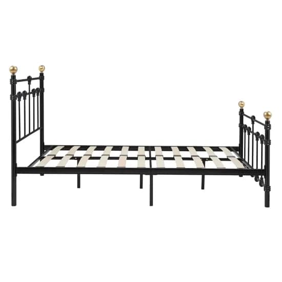 Atalla Metal Small Double Bed In Black_4