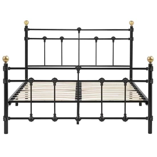 Atalla Metal Small Double Bed In Black_5