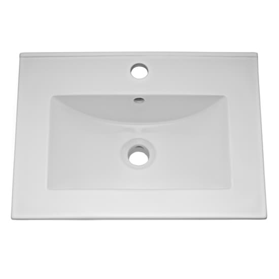 Athenia 50cm 2 Doors Wall Vanity With Basin 2 In Gloss White_2