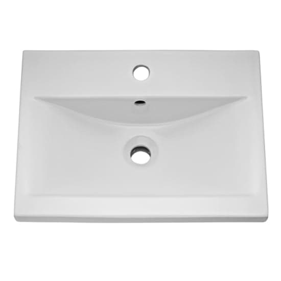 Athenia 50cm 2 Drawers Wall Vanity With Basin 1 In Gloss White_2