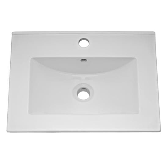 Athenia 50cm 2 Drawers Wall Vanity With Basin 2 In Gloss Grey_2