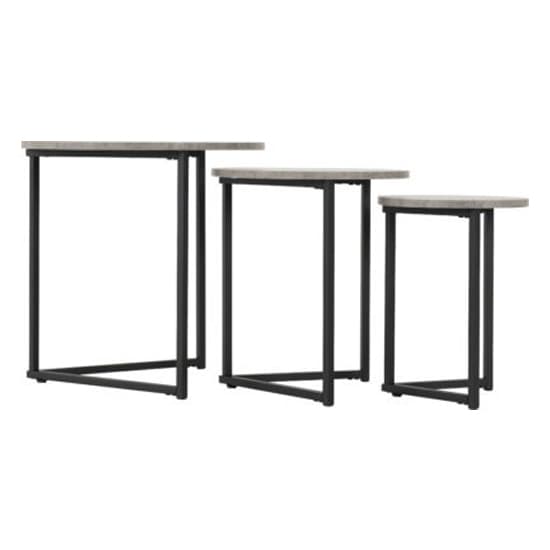 Alsip Round Wooden Nest Of 3 Tables In Concrete Effect_4