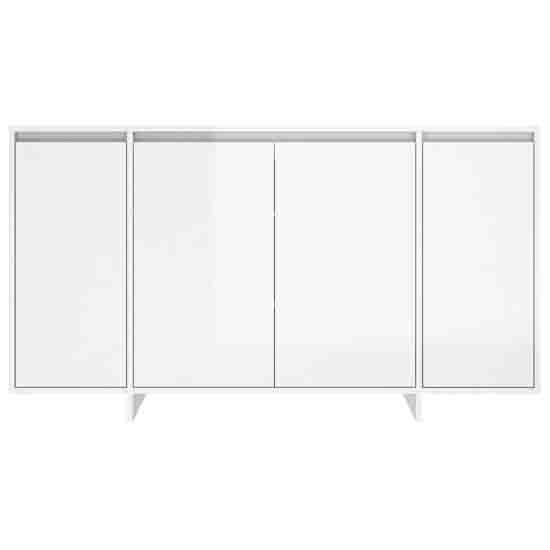 Atoka High Gloss Sideboard With 4 Doors In White_5