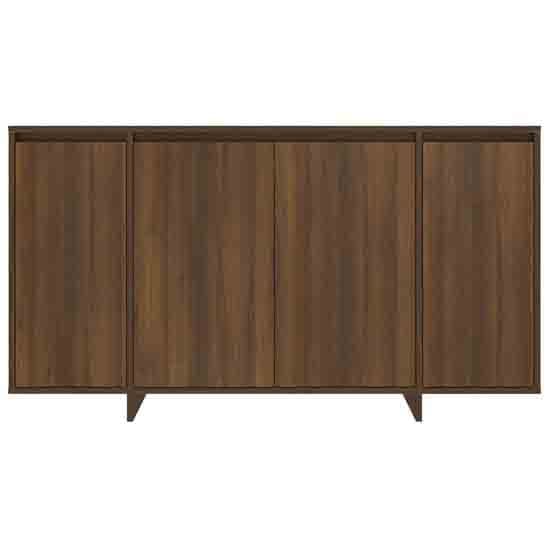Atoka Wooden Sideboard With 4 Doors In Brown Oak_5